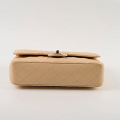 Chanel Medium/Large Double Classic Flap Beige Chanel Medium/Large Double Classic Flap Beige