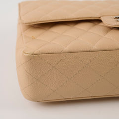 Chanel Medium/Large Double Classic Flap Beige Chanel Medium/Large Double Classic Flap Beige