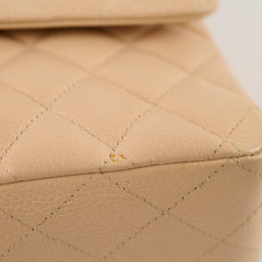 Chanel Medium/Large Double Classic Flap Beige Chanel Medium/Large Double Classic Flap Beige
