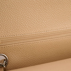 Chanel Medium/Large Double Classic Flap Beige Chanel Medium/Large Double Classic Flap Beige