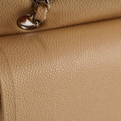 Chanel Medium/Large Double Classic Flap Beige Chanel Medium/Large Double Classic Flap Beige