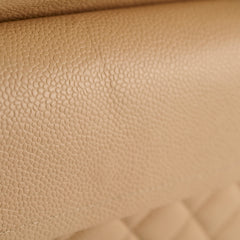 Chanel Medium/Large Double Classic Flap Beige Chanel Medium/Large Double Classic Flap Beige