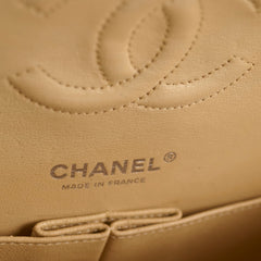 Chanel Medium/Large Double Classic Flap Beige Chanel Medium/Large Double Classic Flap Beige
