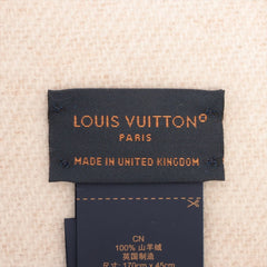 ITEM 16 - Louis Vuitton Reykjavik Cashmere Scarf Beige ITEM 16 - Louis Vuitton Reykjavik Cashmere Scarf Beige