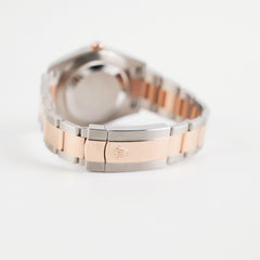 Rolex Datejust 41MM Two Tones Rose Gold Grey Dial Rolex Datejust 41MM Two Tones Rose Gold Grey Dial