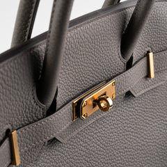 Hermes Birkin 30 Togo Etain D Stamp (2019) Hermes Birkin 30 Togo Etain D Stamp (2019)