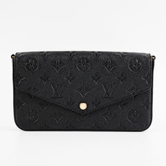 Louis Vuitton Pochette Felicie Black Crossbody Bag Louis Vuitton Pochette Felicie Black Crossbody Bag