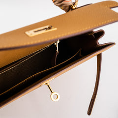 Hermes Kelly 25 Sesame Z Stamp 2021 Hermes Kelly 25 Sesame Z Stamp 2021