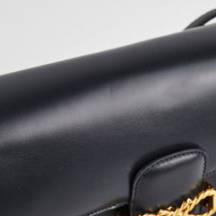 Celine Vintage Navy Box Bag Celine Vintage Navy Box Bag