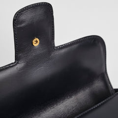 Celine Vintage Navy Box Bag Celine Vintage Navy Box Bag