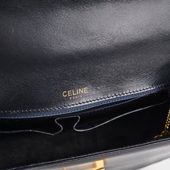 Celine Vintage Navy Box Bag Celine Vintage Navy Box Bag