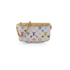 Louis Vuitton Takashi Murakami Pochette Accessories Multicolor white 2025 Apr Louis Vuitton Takashi Murakami Pochette Accessories Multicolor white 2025 Apr