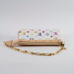 Louis Vuitton Takashi Murakami Pochette Accessories Multicolor white 2025 Apr Louis Vuitton Takashi Murakami Pochette Accessories Multicolor white 2025 Apr