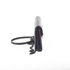 Saint Laurent Cassandre Envelope Wallet On Chain WOC Black Saint Laurent Cassandre Envelope Wallet On Chain WOC Black