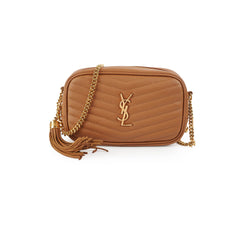 Saint Laurent Mini Lou Tan Crossbody Bag Saint Laurent Mini Lou Tan Crossbody Bag