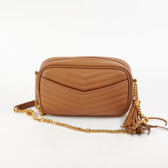 Saint Laurent Mini Lou Tan Crossbody Bag Saint Laurent Mini Lou Tan Crossbody Bag