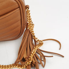 Saint Laurent Mini Lou Tan Crossbody Bag Saint Laurent Mini Lou Tan Crossbody Bag