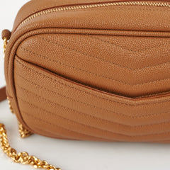 Saint Laurent Mini Lou Tan Crossbody Bag Saint Laurent Mini Lou Tan Crossbody Bag