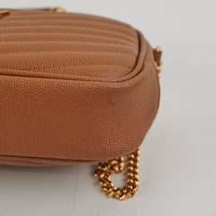 Saint Laurent Mini Lou Tan Crossbody Bag Saint Laurent Mini Lou Tan Crossbody Bag