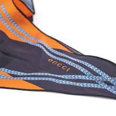 Gucci Triangle Scarf Orange/Blue Gucci Triangle Scarf Orange/Blue