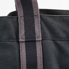 Hermes Herline Tote Canvas Black Hermes Herline Tote Canvas Black