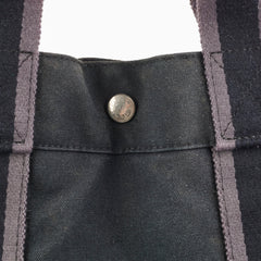 Hermes Herline Tote Canvas Black Hermes Herline Tote Canvas Black