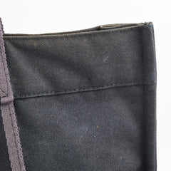 Hermes Herline Tote Canvas Black Hermes Herline Tote Canvas Black