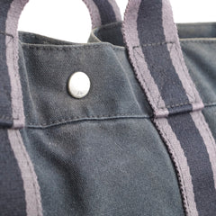 Hermes Herline Tote Canvas Black Hermes Herline Tote Canvas Black