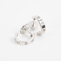 Cartier Love Earrings White Gold Cartier Love Earrings White Gold