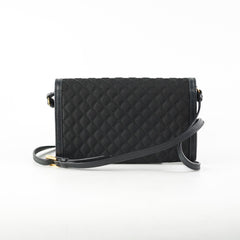 Prada Quilted Nylon Wallet On Chain WOC Black Prada Quilted Nylon Wallet On Chain WOC Black