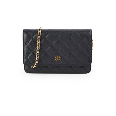 Chanel Wallet On Chain WOC Black Caviar GHW - Series 28 Chanel Wallet On Chain WOC Black Caviar GHW - Series 28