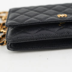 Chanel Wallet On Chain WOC Black Caviar GHW - Series 28 Chanel Wallet On Chain WOC Black Caviar GHW - Series 28