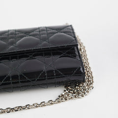 Dior Wallet on Chain WOC Black Dior Wallet on Chain WOC Black