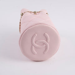 Chanel Micro Drawstring Bucket Bag Light Pink Series 32 Chanel Micro Drawstring Bucket Bag Light Pink Series 32