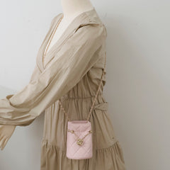 Chanel Micro Drawstring Bucket Bag Light Pink Series 32 Chanel Micro Drawstring Bucket Bag Light Pink Series 32