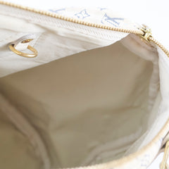 Louis Vuitton Speedy 30 Mini Lin Fabric Bag Cream Louis Vuitton Speedy 30 Mini Lin Fabric Bag Cream
