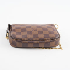 Louis Vuitton Mini Pochette Damier Ebene Louis Vuitton Mini Pochette Damier Ebene