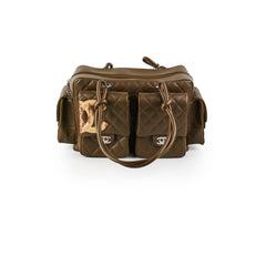 Chanel Cambon Lambskin Reporter Bag Khaki Chanel Cambon Lambskin Reporter Bag Khaki