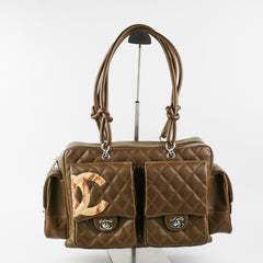 Chanel Cambon Lambskin Reporter Bag Khaki Chanel Cambon Lambskin Reporter Bag Khaki