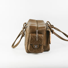 Chanel Cambon Lambskin Reporter Bag Khaki Chanel Cambon Lambskin Reporter Bag Khaki