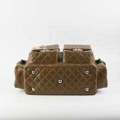 Chanel Cambon Lambskin Reporter Bag Khaki Chanel Cambon Lambskin Reporter Bag Khaki