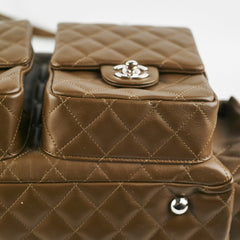 Chanel Cambon Lambskin Reporter Bag Khaki Chanel Cambon Lambskin Reporter Bag Khaki