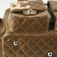 Chanel Cambon Lambskin Reporter Bag Khaki Chanel Cambon Lambskin Reporter Bag Khaki