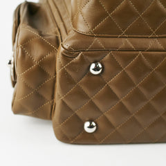 Chanel Cambon Lambskin Reporter Bag Khaki Chanel Cambon Lambskin Reporter Bag Khaki