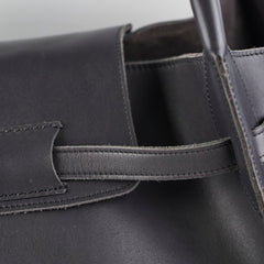 Celine Big Bag Leather Tote Calfskin Dark Grey Celine Big Bag Leather Tote Calfskin Dark Grey