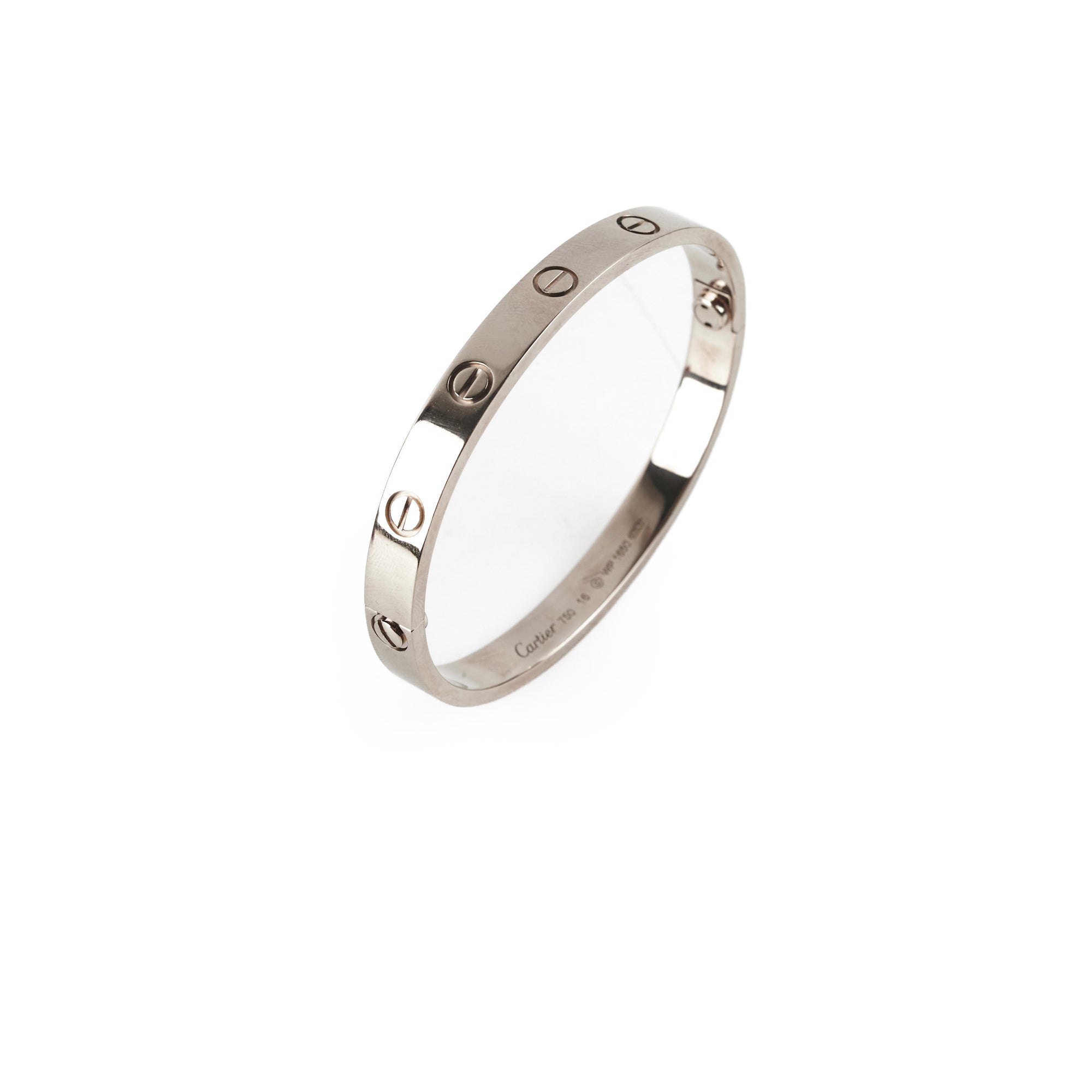 Cartier Love Bracelet Size 16 White Gold – THE PURSE AFFAIR
