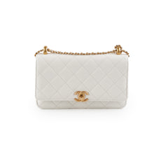 Chanel Seasonal Wallet On Chain WOC White Chanel Seasonal Wallet On Chain WOC White