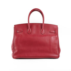 Hermes Birkin 35 Rubis O Square Stamp Hermes Birkin 35 Rubis O Square Stamp