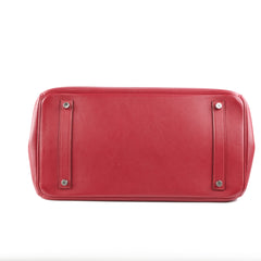 Hermes Birkin 35 Rubis O Square Stamp Hermes Birkin 35 Rubis O Square Stamp