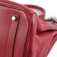 Hermes Birkin 35 Rubis O Square Stamp Hermes Birkin 35 Rubis O Square Stamp